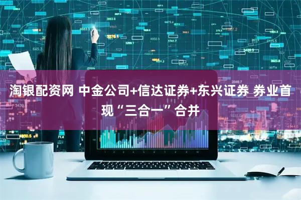 淘银配资网 中金公司+信达证券+东兴证券 券业首现“三合一”合并